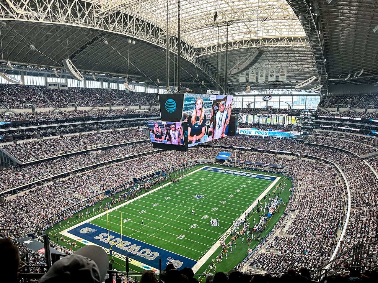 Large display system used in an athletics environment